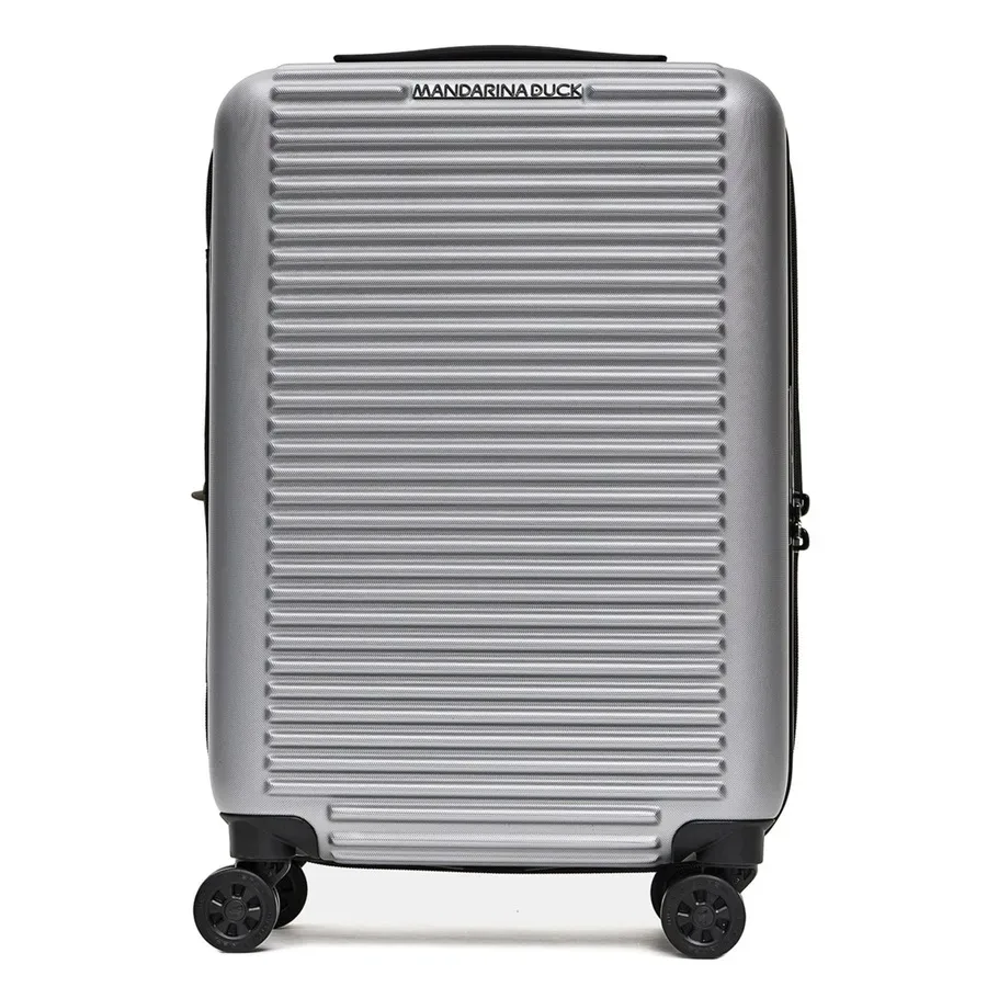 Mandarina Duck Tank Case 4 Rollen Kabinentrolley S 55 cm mit Dehnfalte Rabattaktion 1 ct Silber Herren