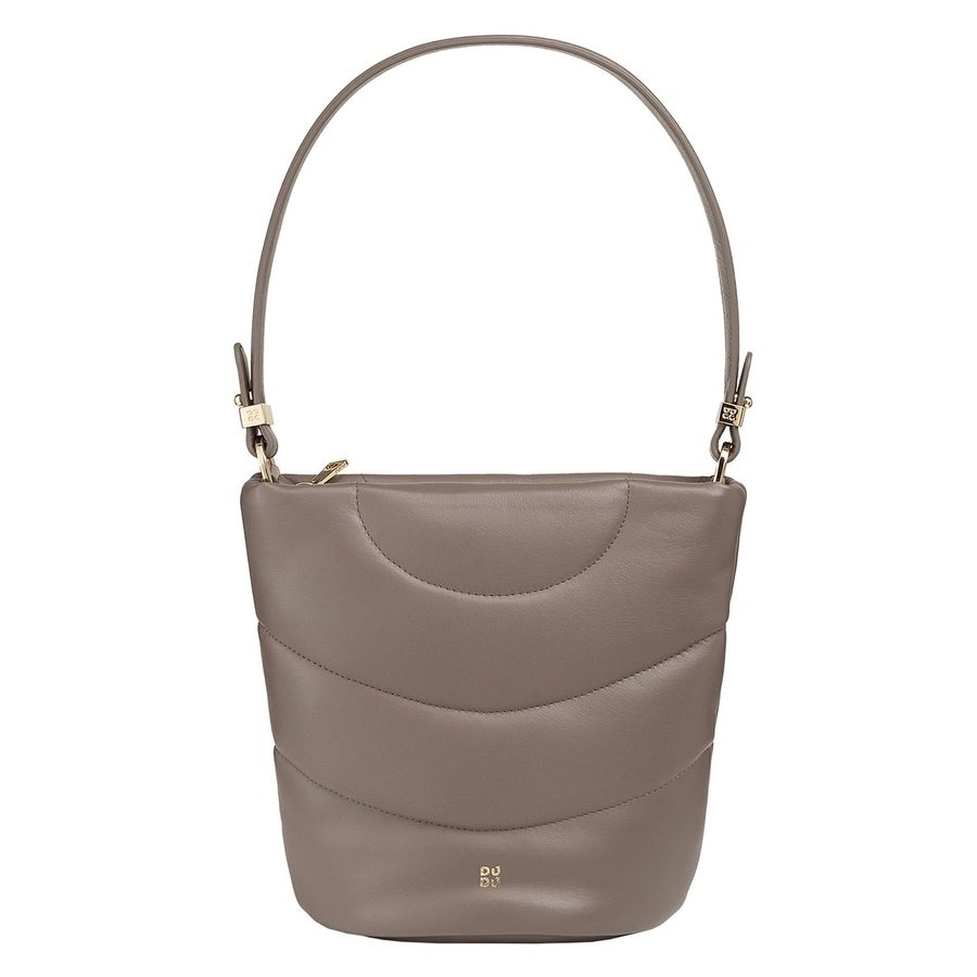 DuDu Barbara Schultertasche Accessoire-Trend für Herbst & Winter 2024 1 ct Grau Damen