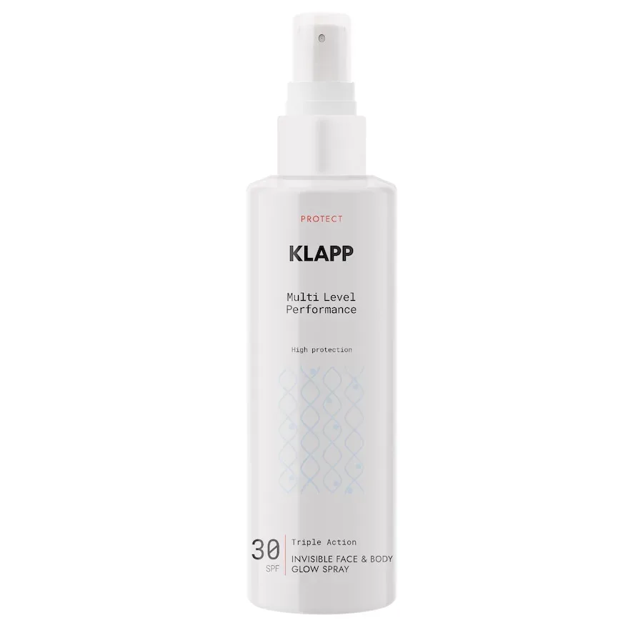 Klapp Multi Level Performance Sun Protection Triple Action Invisible Face & Body Glow Spray 30 SPF Sonnenschutz 200 ml