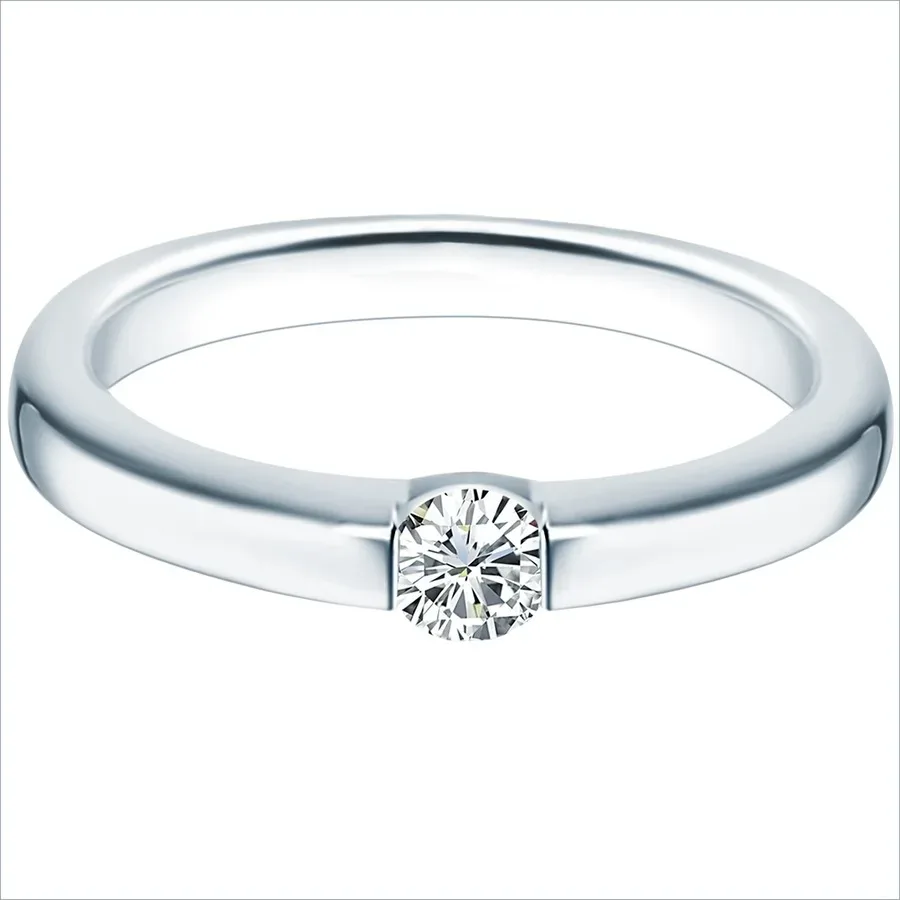 Trilani Ring aus Sterling Silber in silber mit Zirkonia Ringe 1 ct Damen