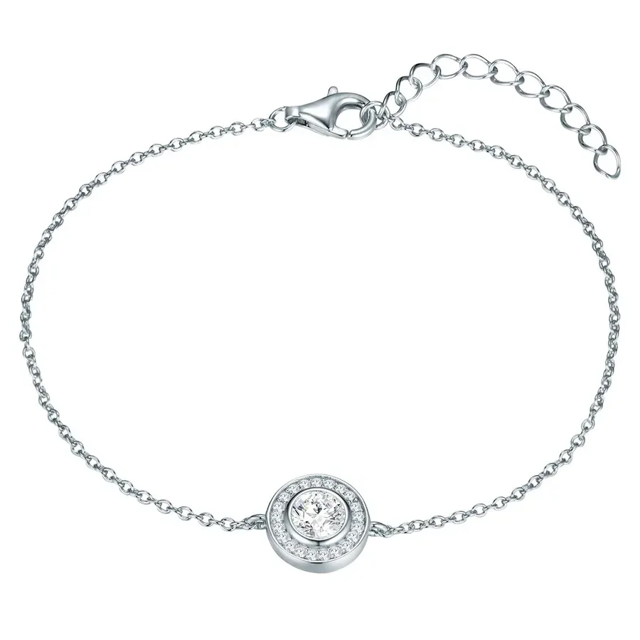 Rafaela Donata Armband Sterling Silber Zirkonia in Gelbgold Armbänder & Armreife 1 ct Damen