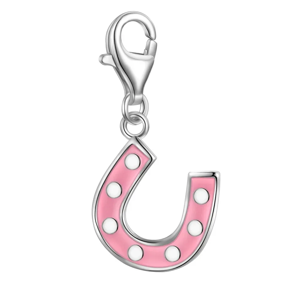 Rafaela Donata Charm Hufeisen aus Sterling Silber in Silber Ketten 1 ct Damen