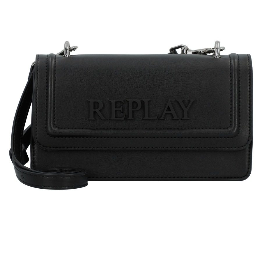 Replay Umhängetasche 22.5 cm Handtaschen 1 ct Schwarz Damen