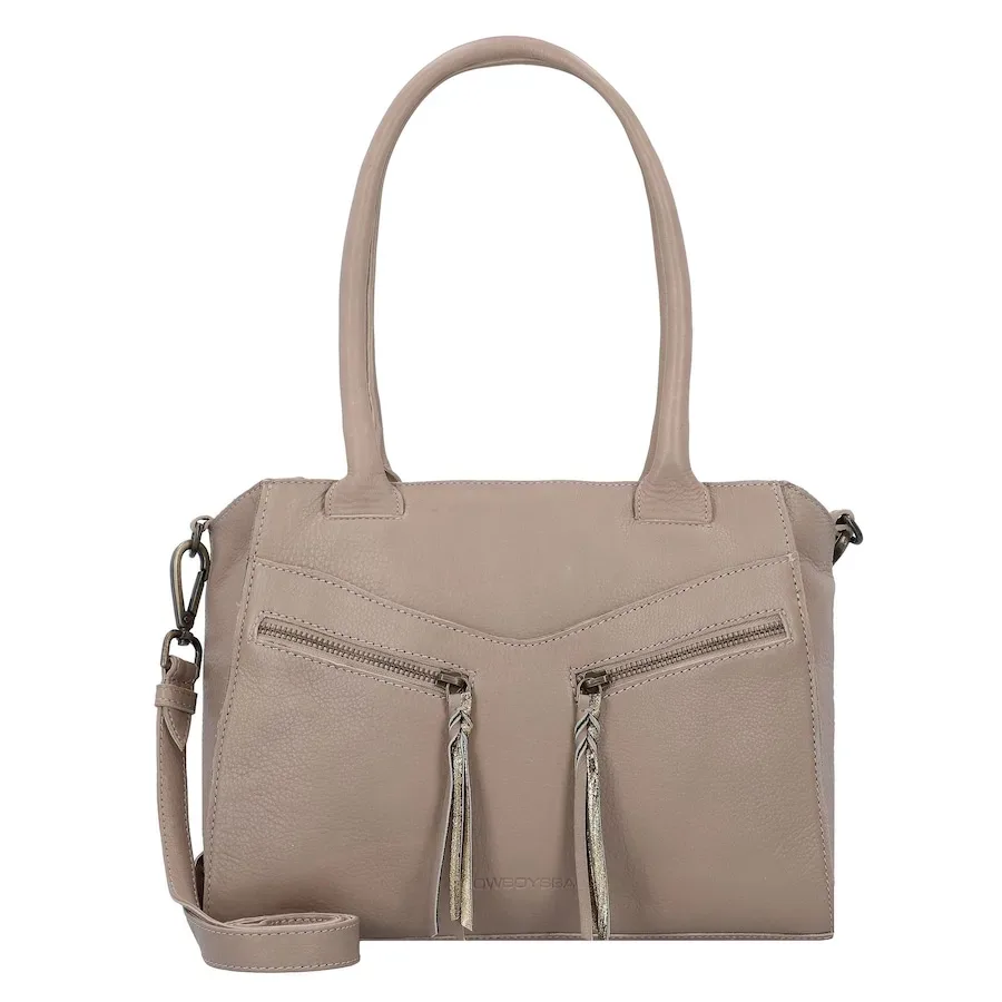 Cowboysbag Floyd Schultertasche Accessoire-Trend für Herbst & Winter 2024 1 ct Hellbraun Damen