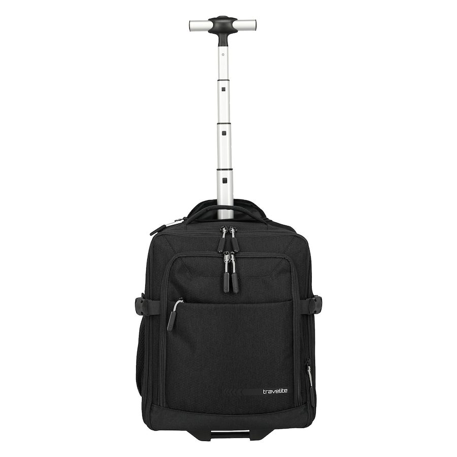 Travelite Kick Off 2 Rollen Rucksacktrolley 40 cm Laptopfach Rucksäcke 1 ct Schwarz Herren