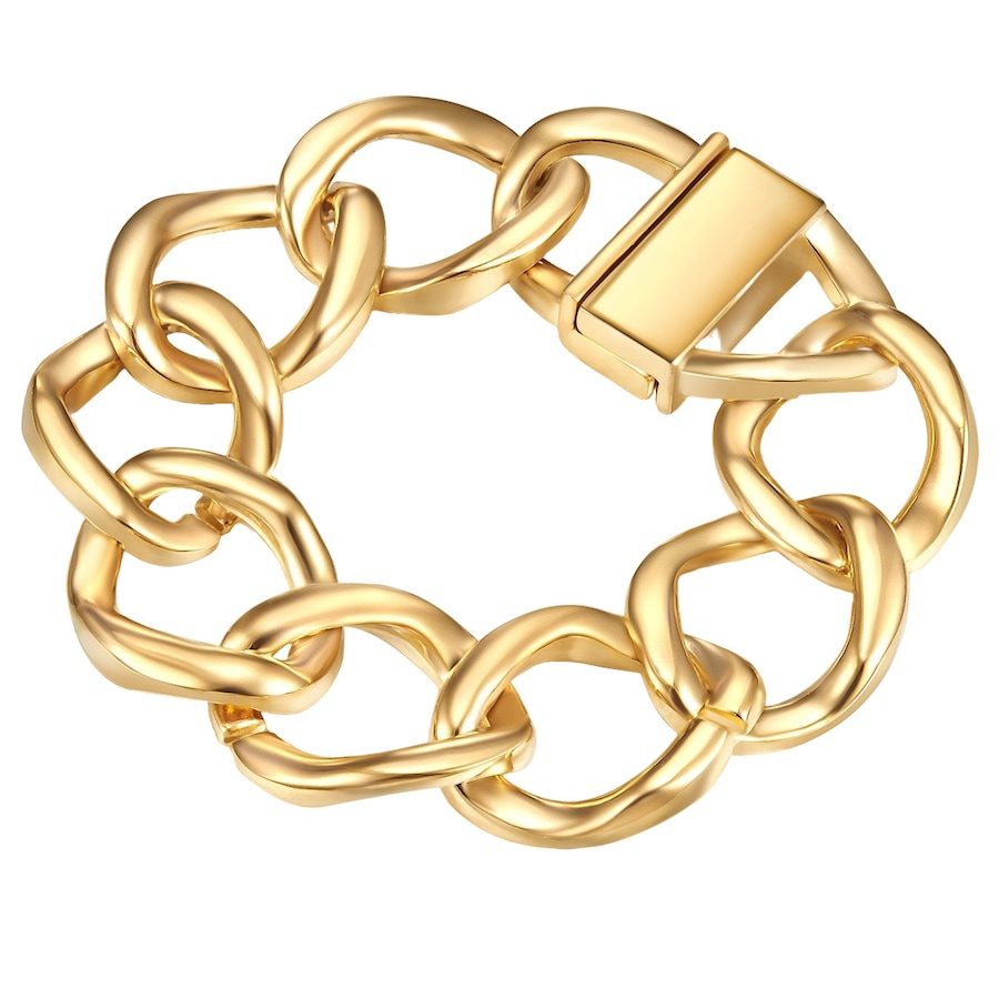 Lulu & Jane Armband aus Metall in Gelbgold Armbänder & Armreife 1 ct Damen