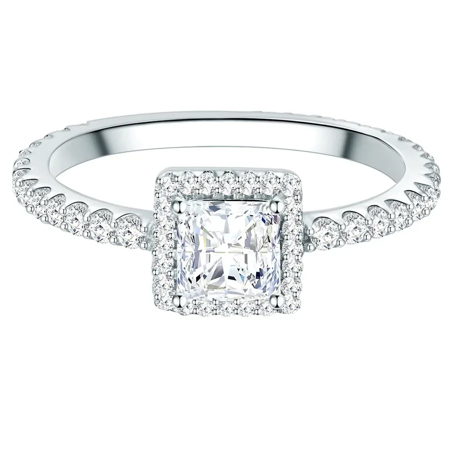 Trilani Ring aus Sterling Silber in silber mit Zirkonia Ringe 1 ct Damen