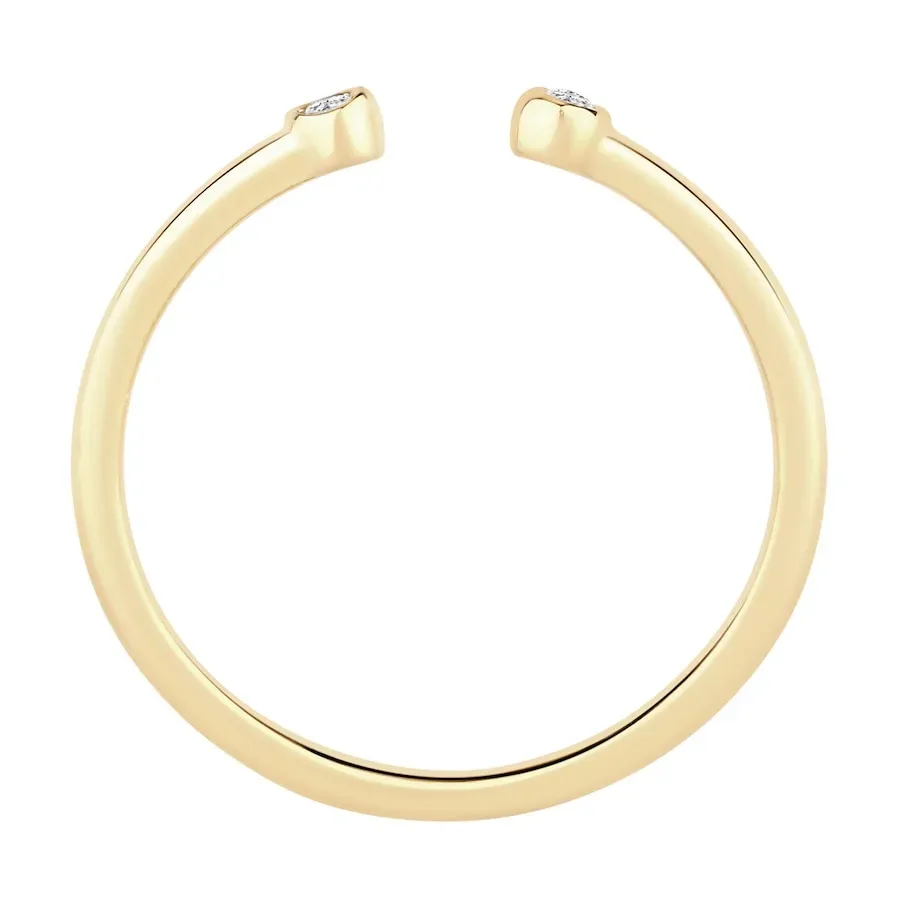 Glanzstücke München Ring aus Sterling Silber in gelbgold mit Topas Ringe 1 ct Damen
