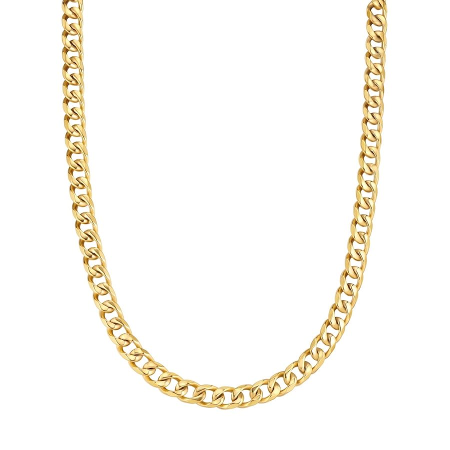 True Rebels Halskette aus Edelstahl in gelbgold Ketten 1 ct Herren