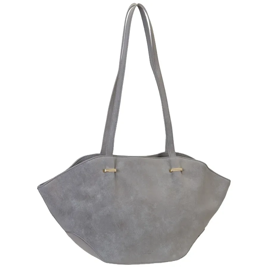 Seidenfelt Rena Schultertasche Handtaschen 1 ct Grau Damen