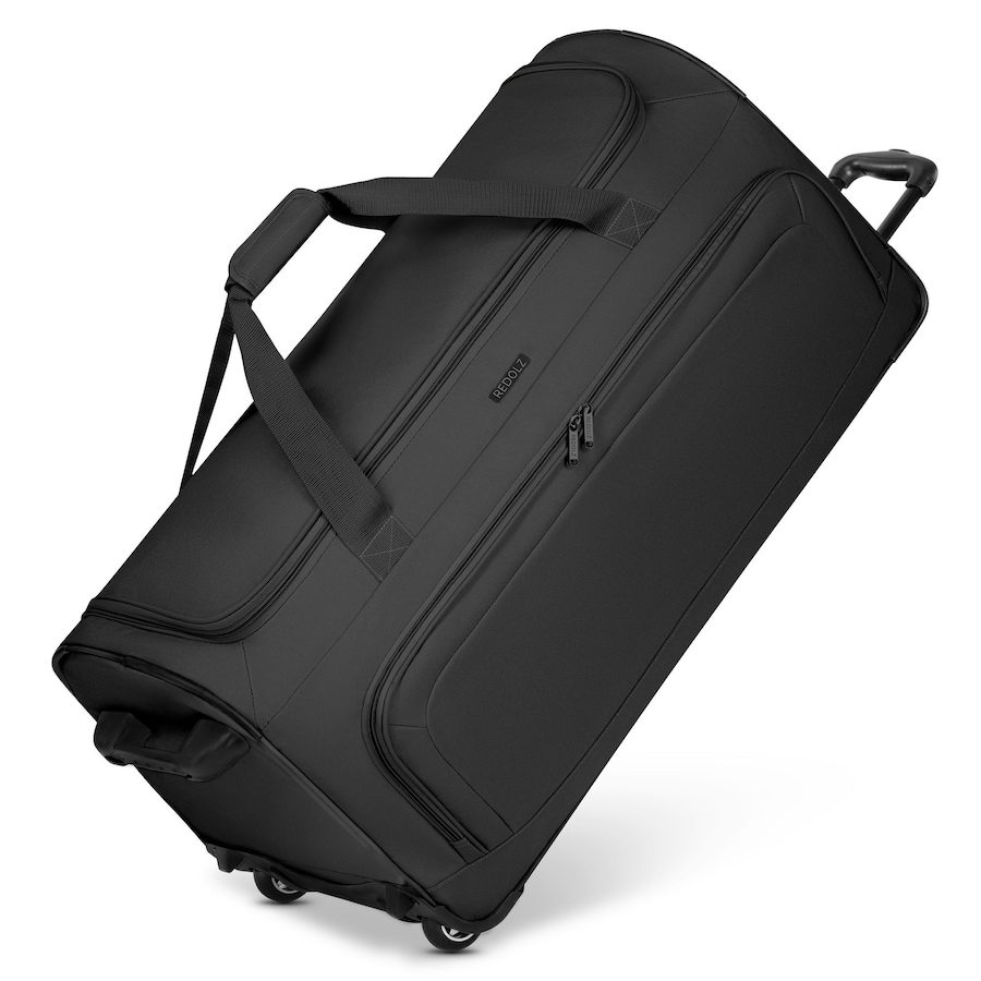 Redolz Duffle Essentials 2-Rollen XL Reisetasche 81 cm Sondergröße Reisetaschen 1 ct Schwarz Herren