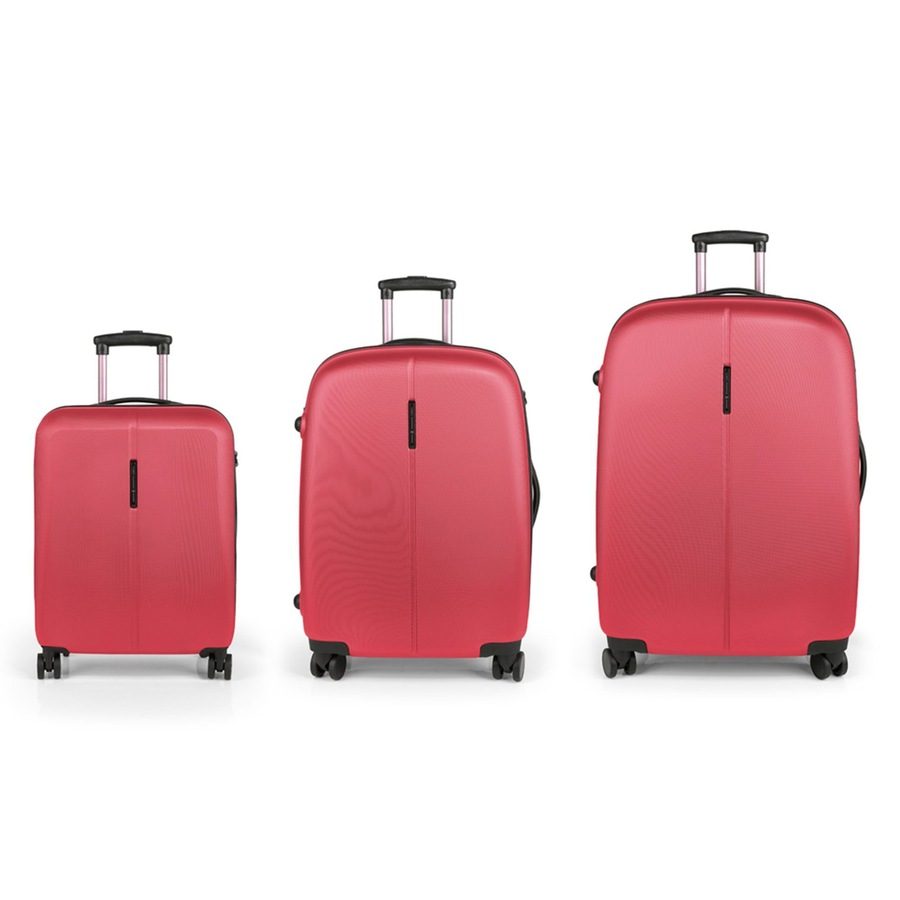 Gabol Paradise XP 4 Rollen Kofferset 3-teilig mit Dehnfalte Reisetaschen 1 ct Rot Herren