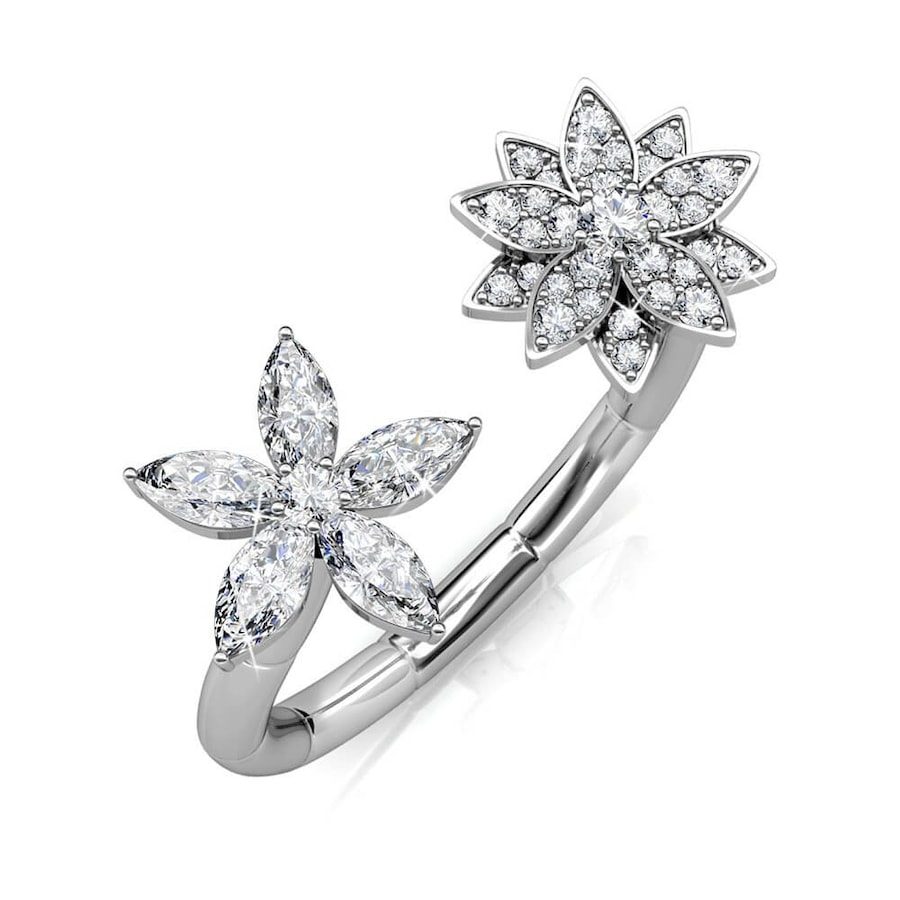 MYC-Paris Brüderlicher Blütenring Ringe 1 ct Damen