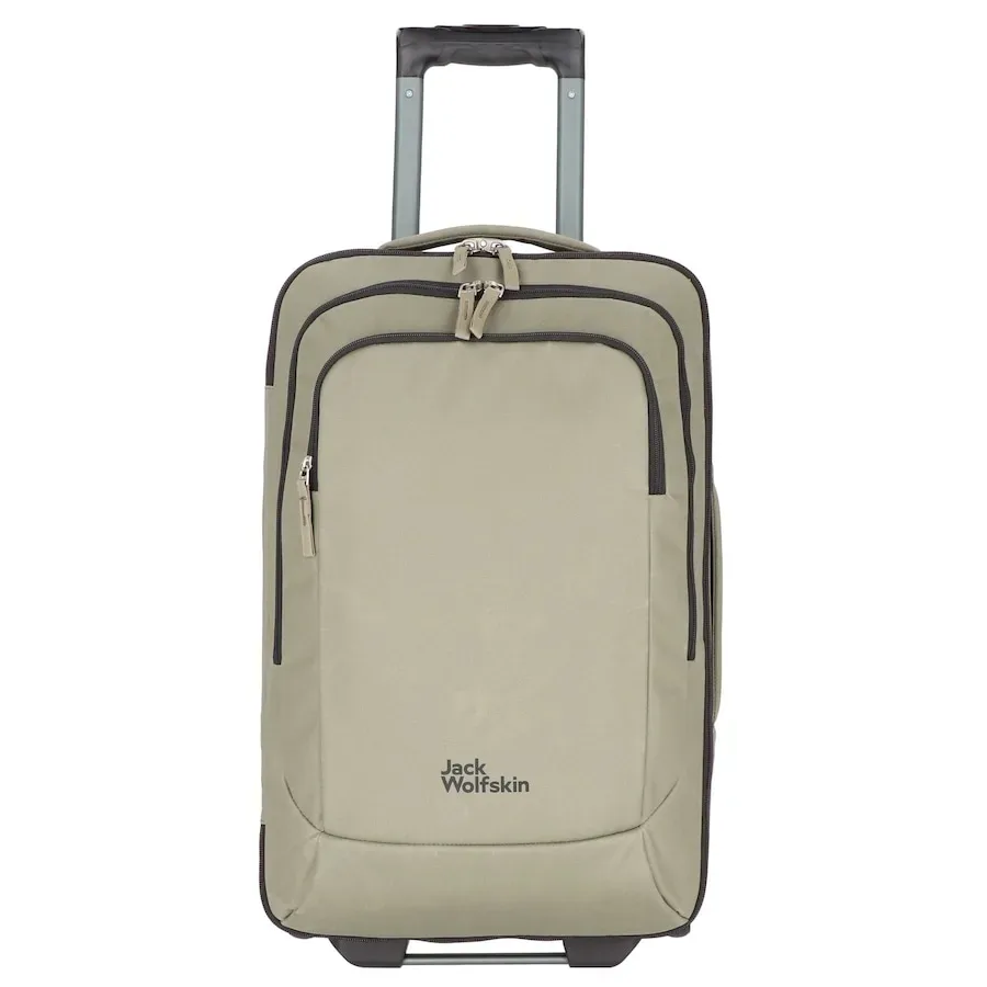 Jack Wolfskin Traveltopia 40 2 Rollen Kabinentrolley 53 cm Laptopfach Reisetaschen 1 ct Grün Herren