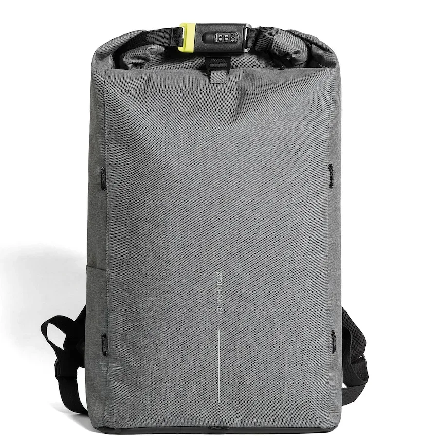 XD Designs - Bobby Urban lite - Anti-Diebstahl Rucksack, für Damen, Grau, Größe