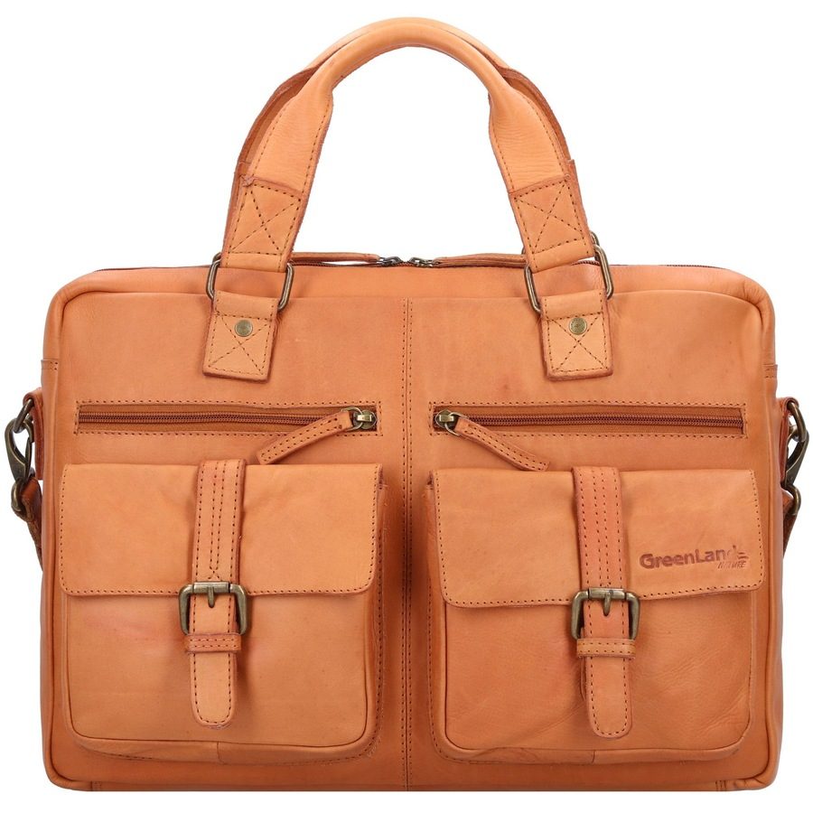 Greenland Nature Aktentasche Laptoptaschen 1 ct Braun Herren
