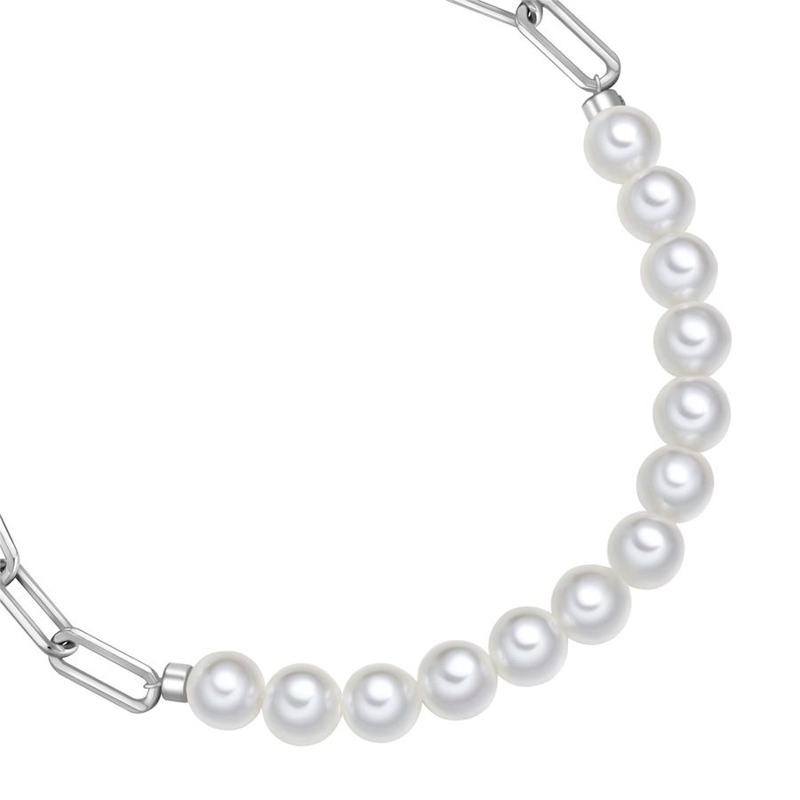 Rafaela Donata Armband aus Sterling Silber in silber mit Muschelkernperle Armbänder & Armreife 1 ct Damen
