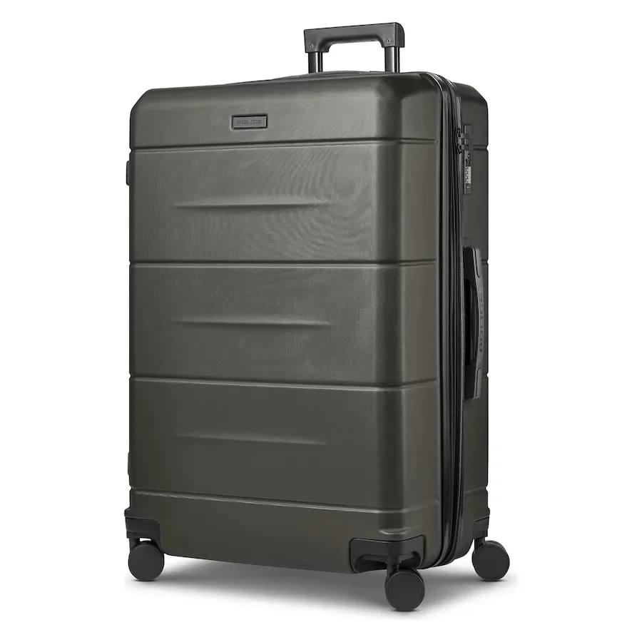 Police London 4 Rollen Trolley 74 cm mit Dehnfalte Koffer & Trolleys 1 ct Grün Herren