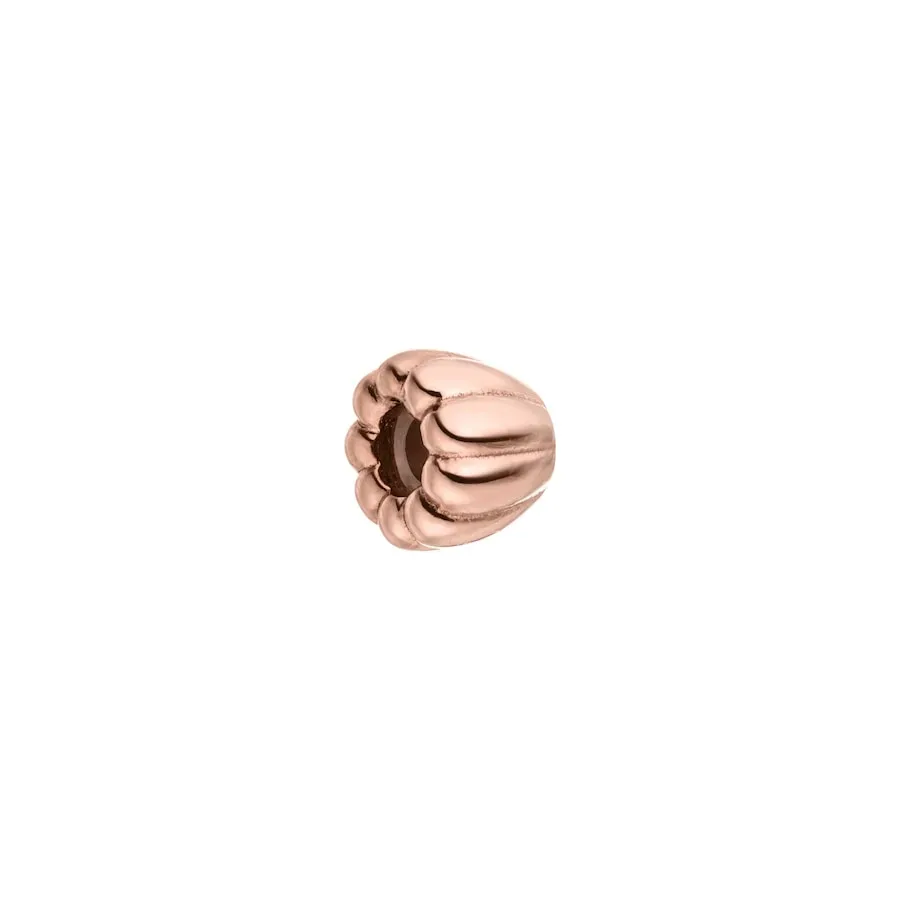 Purelei LEI Flower Stopper Charm 100% Edelstahl Charms & Anhänger 1 ct Hellbraun