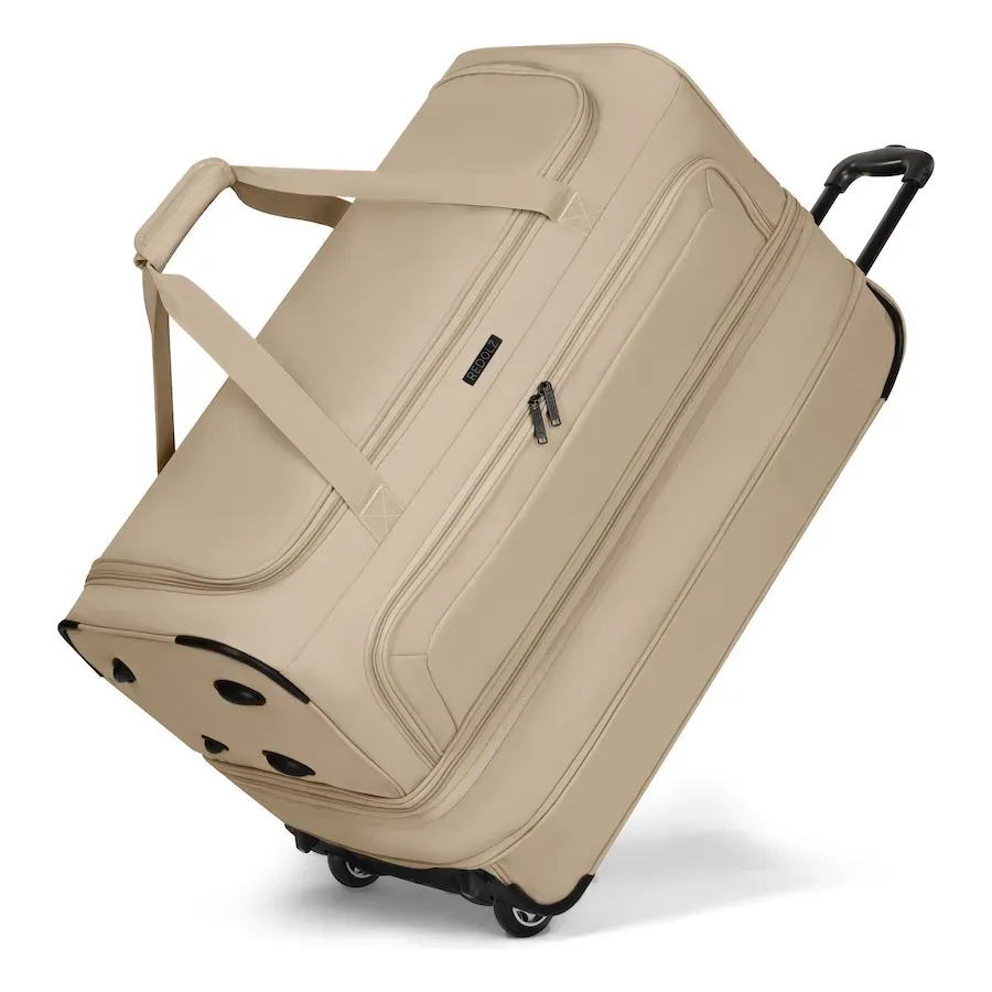 Redolz Duffle Essentials 2-Rollen Reisetasche 70 cm L mit Dehnfalte Reisetaschen 1 ct Hellbraun Herren