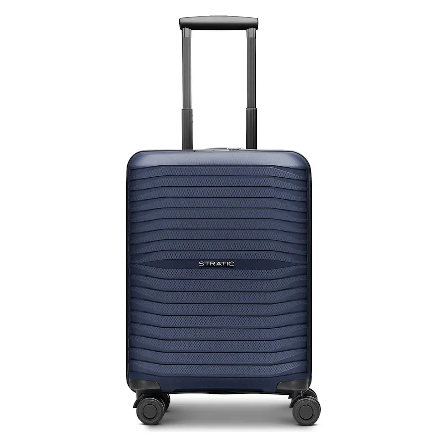 Stratic Shine 4 Rollen Kabinentrolley 55 cm Reisetaschen 1 ct Schwarz Herren