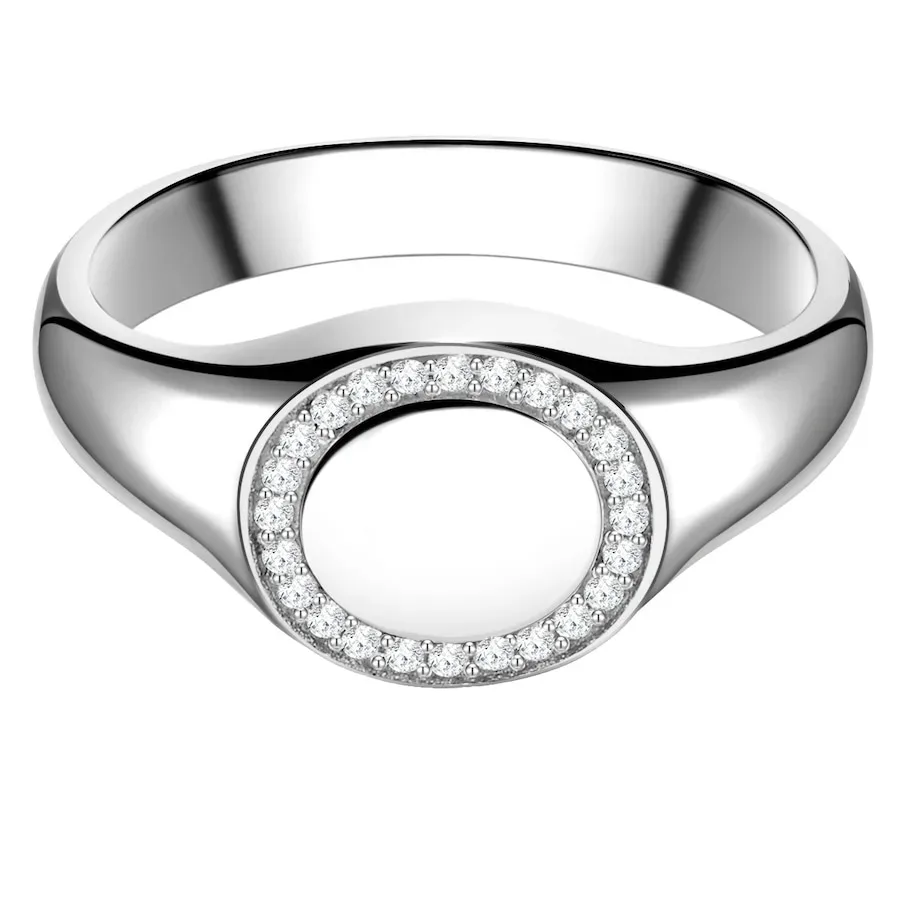 Glanzstücke München Ring Sterling Silber Zirkonia in Silber Ringe 1 ct Damen