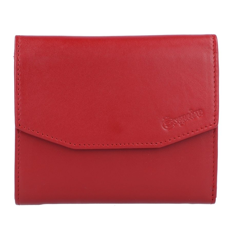 Esquire New Silk Damengeldbörse Portemonnaies 1 ct Rot