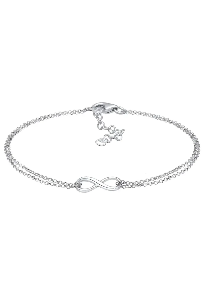 Elli - Armband Unendlichkeit Symbol, 16cm, Silber