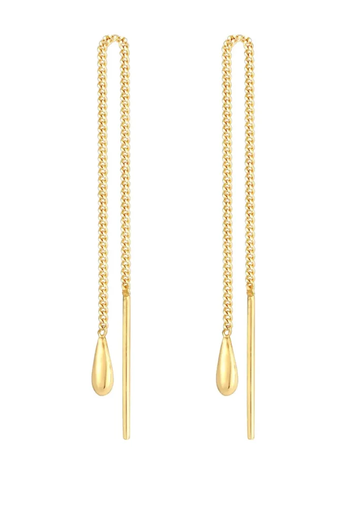 Elli - Ohrringe Hänger Tropfen, One Size, Gold
