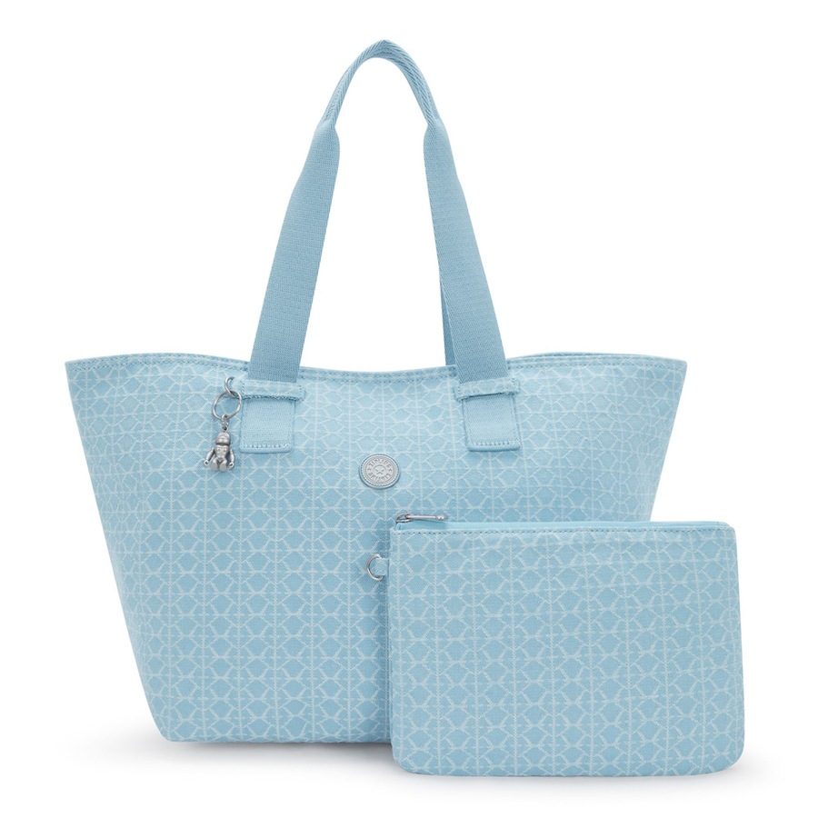 Kipling Denim Love Raaja Shopper Tasche 33 cm Handtaschen 1 ct Grau Damen