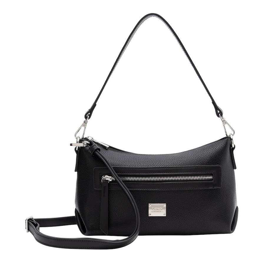 L.CREDI Petronilla Schultertasche Handtaschen 1 ct Schwarz Damen