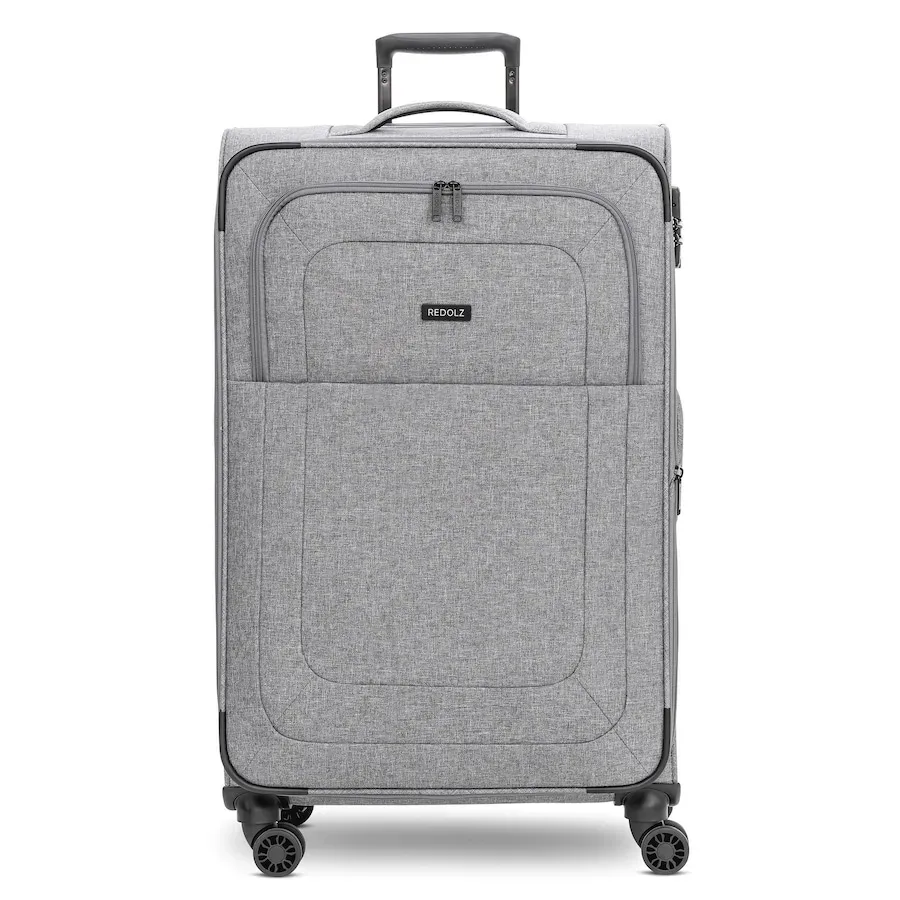 Redolz Essentials 12 LARGE 4 Rollen Trolley 79 cm mit Dehnfalte Koffer & Trolleys 1 ct Grau Herren