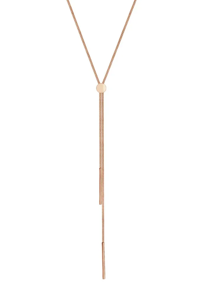 Elli Y-Kette Geo Stab Minimal 925 Silber Ketten 1 ct Damen