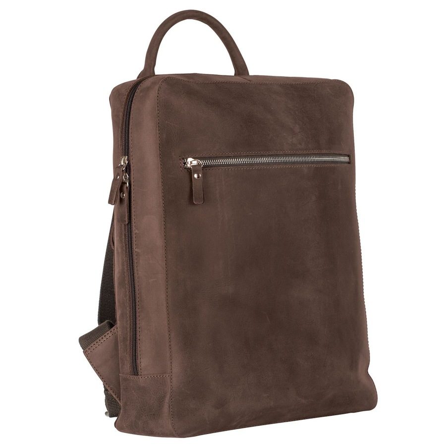 Leonhard Heyden Salisbury Rucksack Leder 37 cm Laptopfach Reisetaschen 1 ct Braun Herren