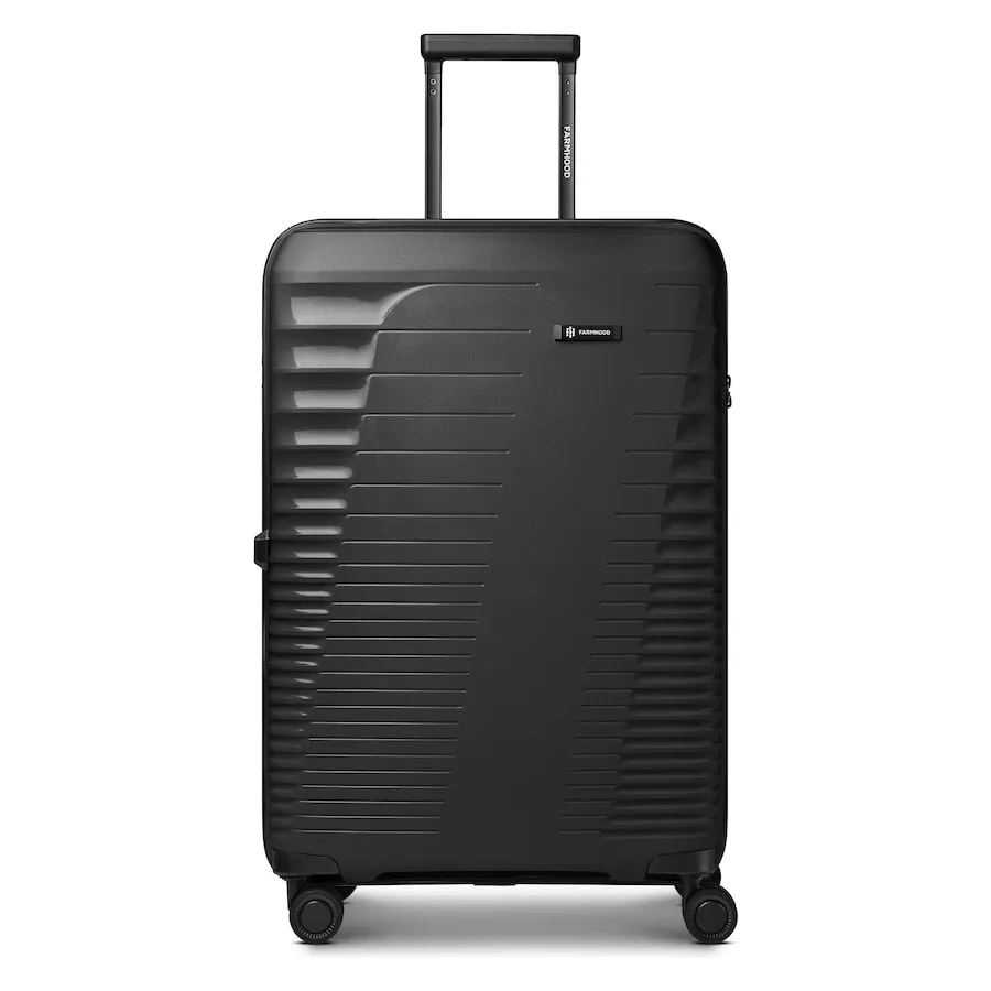 Farmhood Eco Edition 4 Rollen Trolley 67 cm mit Dehnfalte Reisetaschen 1 ct Schwarz Herren