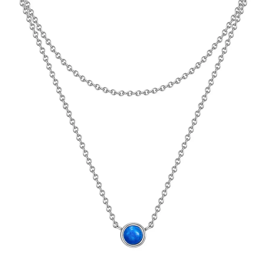 Glanzstücke München Halskette Sterling Silber Rosenquarz in Silber Ketten 1 ct Damen