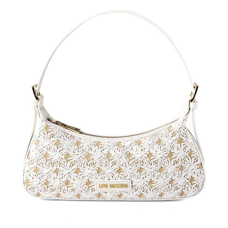 Love Moschino Smart Daily Bag Schultertasche Handtaschen 1 ct Weiss Damen