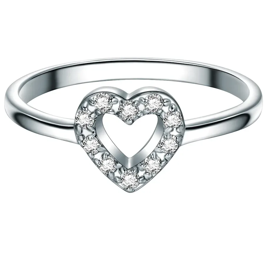 Trilani Ring aus Sterling Silber in Silber mit Zirkonia Ringe 1 ct Damen