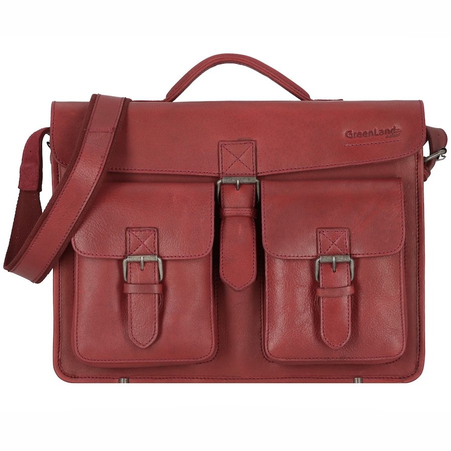 Greenland Nature Aktentasche Laptoptaschen 1 ct Rot Herren