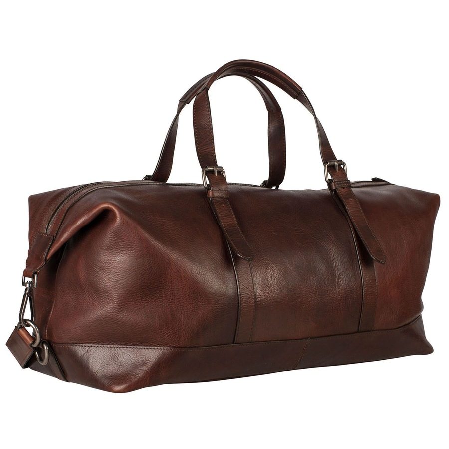 Leonhard Heyden Roma Reisetasche Leder 57 cm Reisetaschen 1 ct Braun Herren
