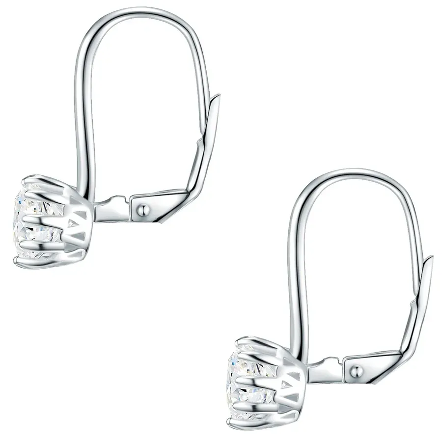 Rafaela Donata Ohrhänger Sterling Silber Zirkonia in Silber Ohrringe 1 ct Damen