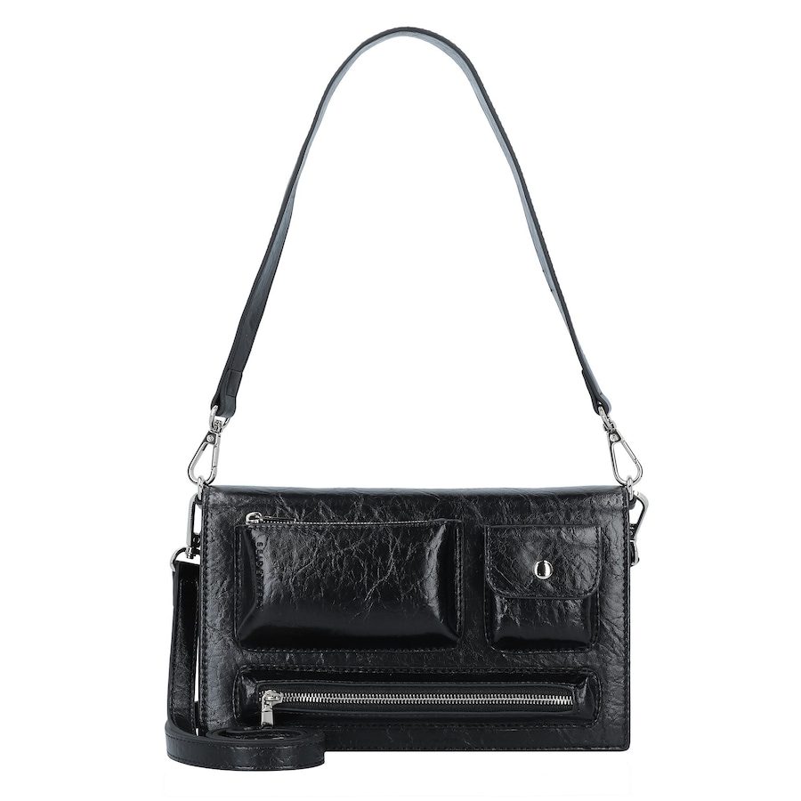Seidenfelt Liinaja Schultertasche 23 cm Handtaschen 1 ct Schwarz Damen