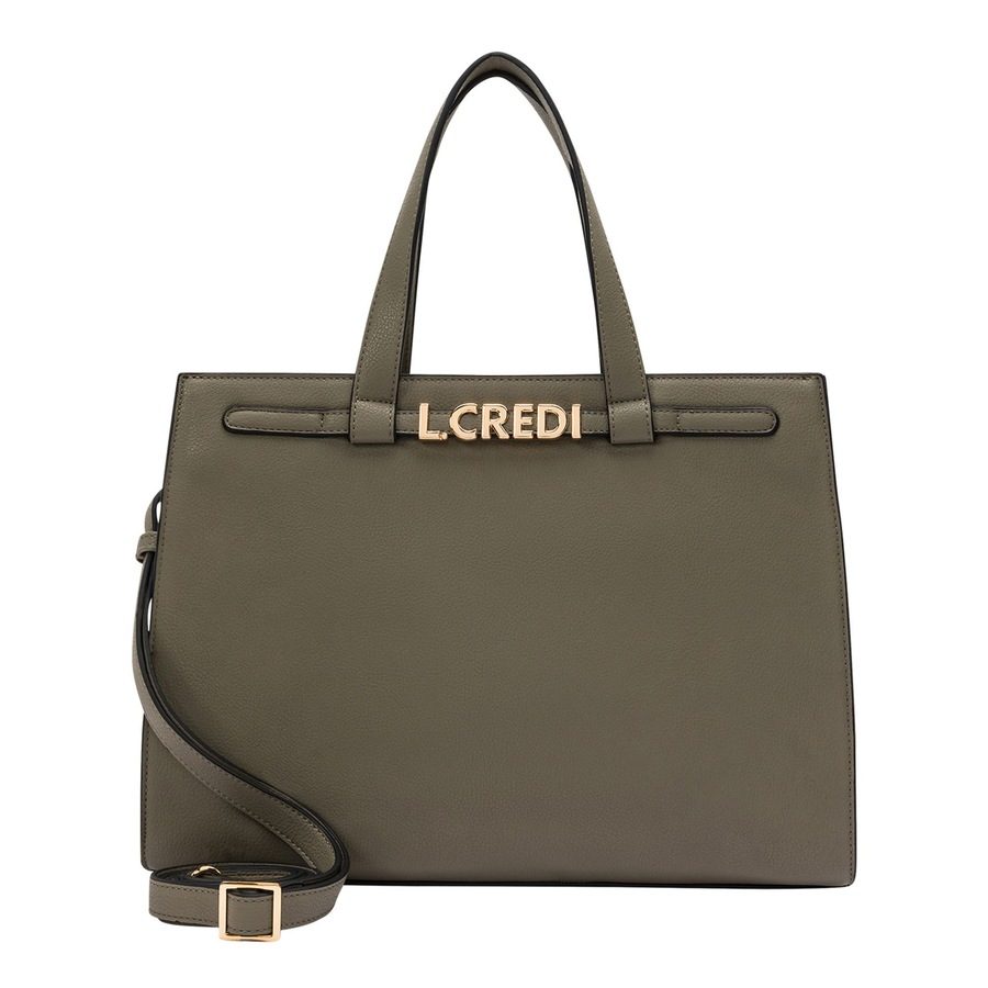 L.CREDI Olejandra Schultertasche 32.5 cm Handtaschen 1 ct Hellbraun Damen