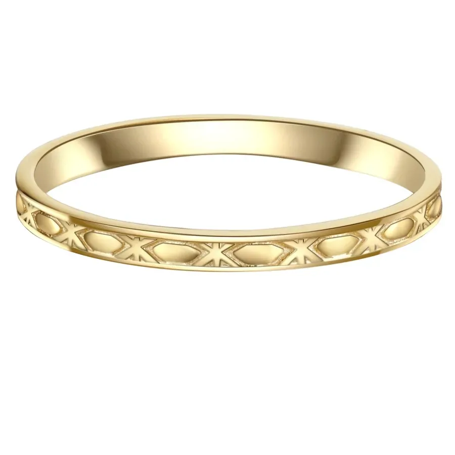 Glanzstücke München Ring Sterling Silber in Gelbgold Ringe 1 ct Damen