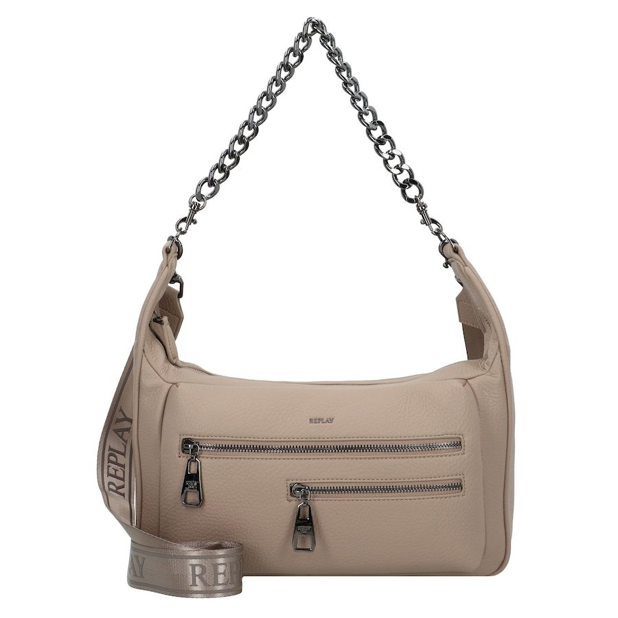 Replay Schultertasche 32 cm Handtaschen 1 ct Nude Damen