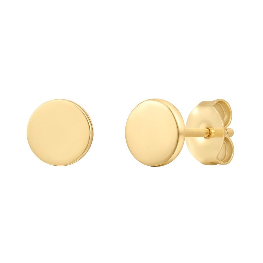 Rafaela Donata Ohrstecker aus Sterling Silber in Gelbgold Ohrringe 1 ct Damen
