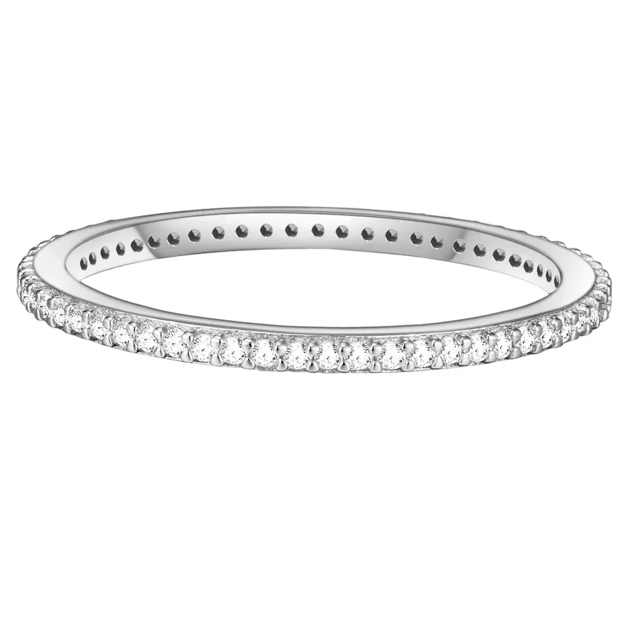 Glanzstücke München Ring aus Sterling Silber in silber mit Zirkonia Ringe 1 ct Damen