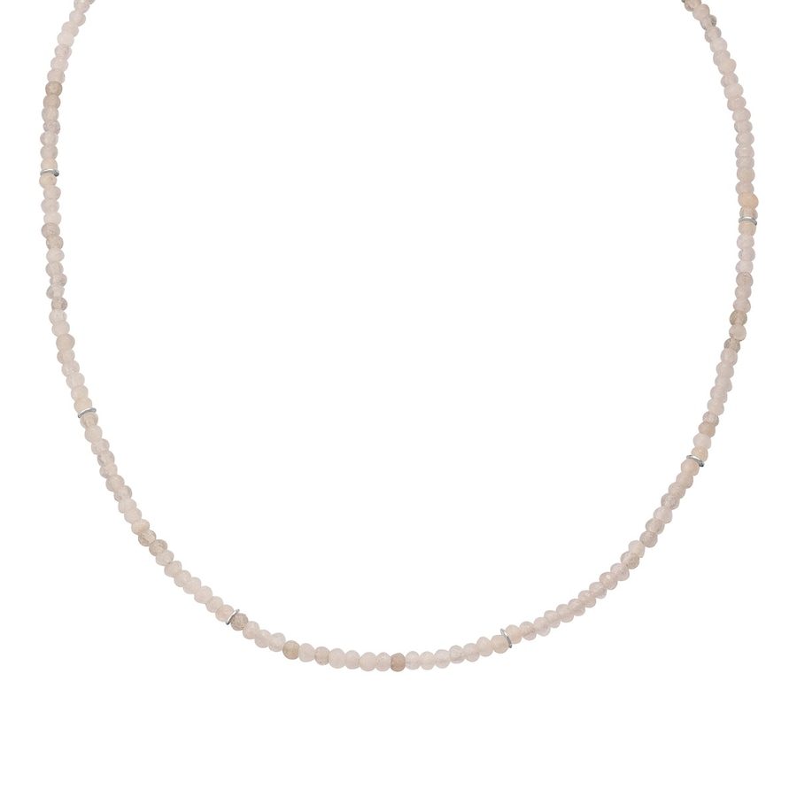 Glanzstücke München Halskette aus Sterling Silber in silber mit Chalcedon Ketten 1 ct Damen