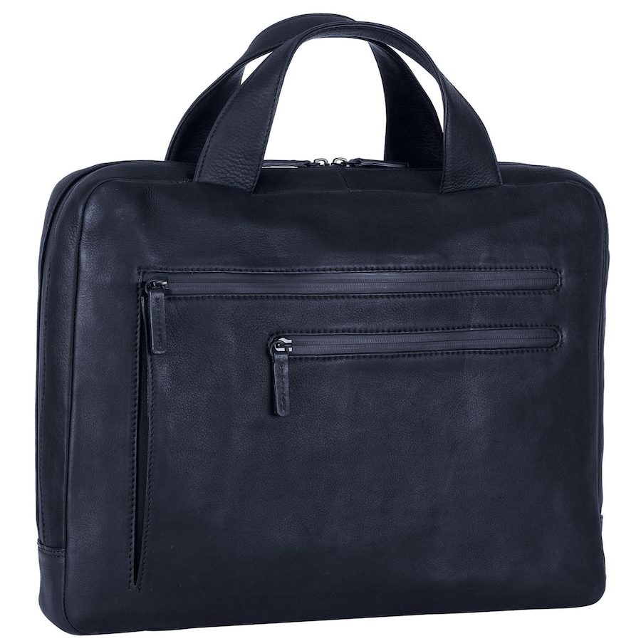 Leonhard Heyden Den Haag Aktentasche Leder 38 cm Laptopfach Laptoptaschen 1 ct Violett Herren