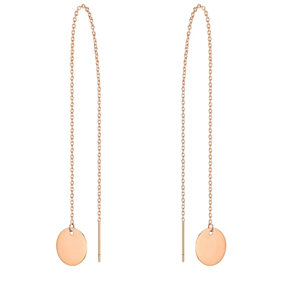 EASTSIDE Ohrhänger Edelstahl in Roségold Ohrringe 1 ct Damen